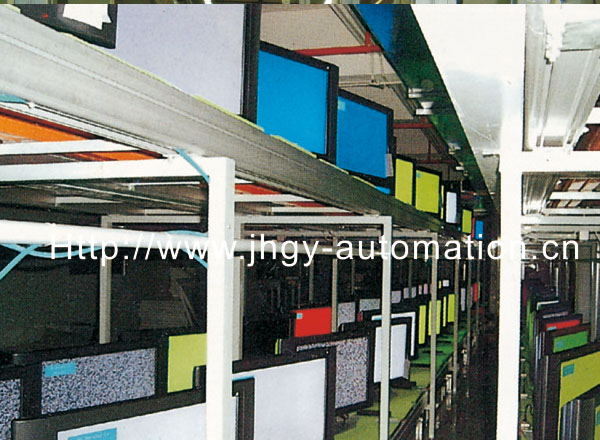 LCD-TV multilayer aging line